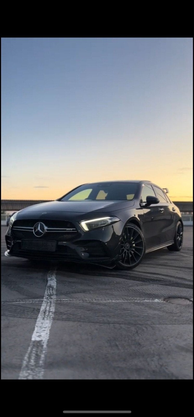 Amg zwart.  Cla 250e
