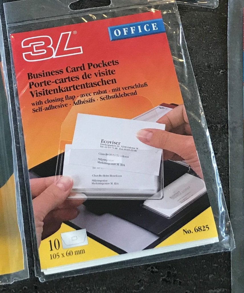 Opbergmapjes voor visitekaartjes, nieuw, -, -, Nieuw, 3L Office