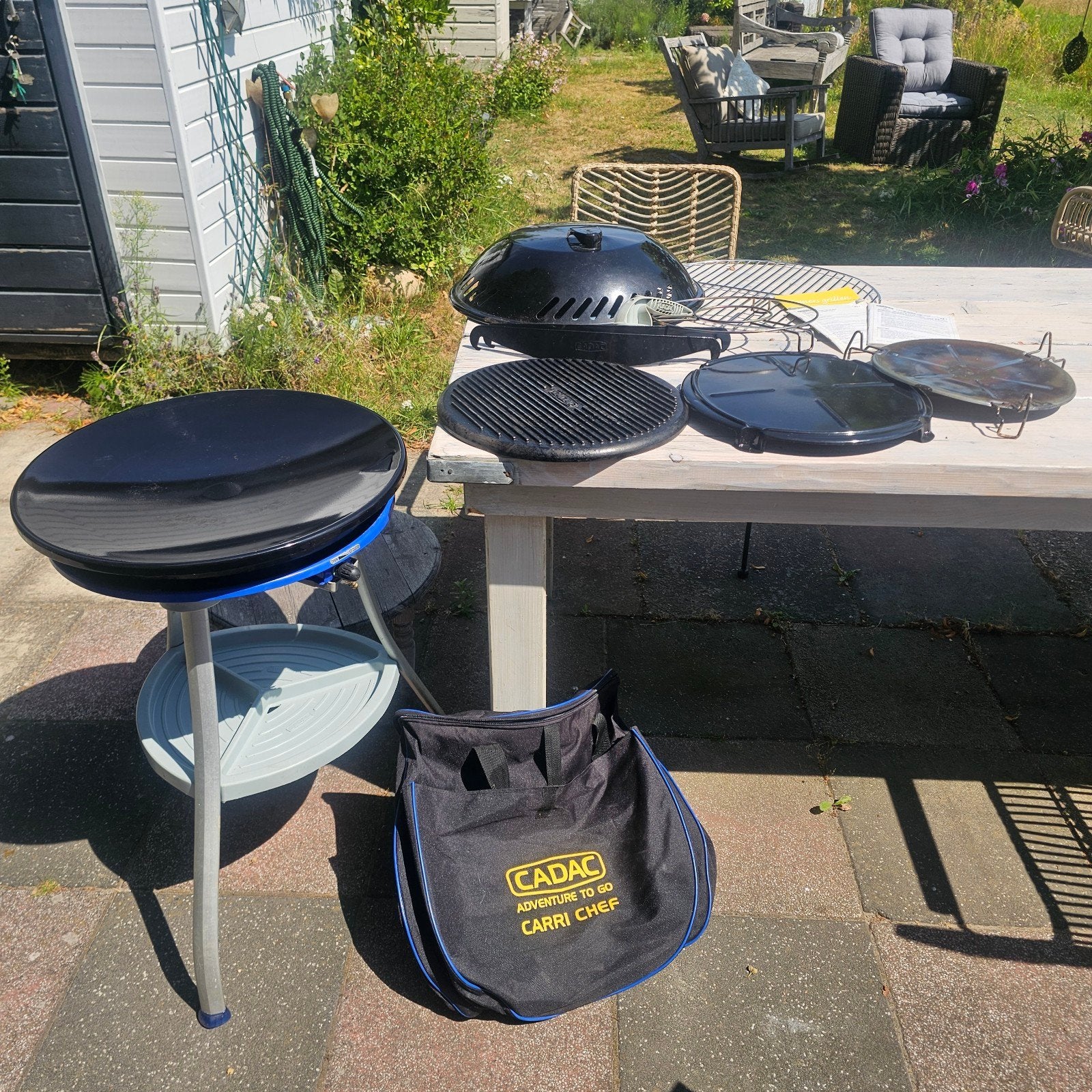 Cadac Skottelbraai Carri Chef Deluxe BBQ, Tuin en Terras, Barbecue-accessoires, Ophalen, Gebruikt, Cadac