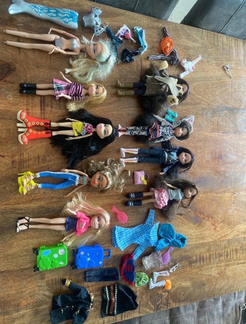 Grote collectie Bratz poppen met accessoires, Ophalen of Verzenden, Gebruikt, Barbie