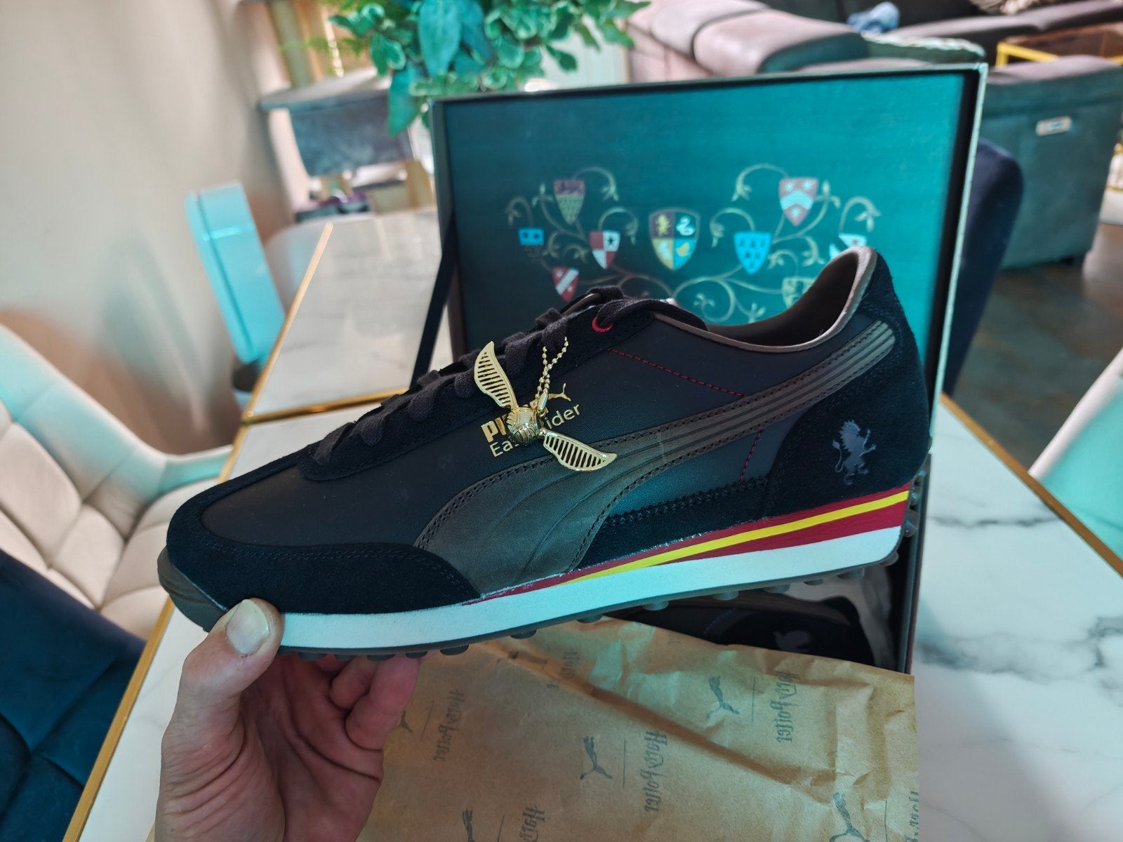 PUMA x Harry Potter Easy Rider maat 44, Puma, Zwart, Nieuw, Ophalen of Verzenden