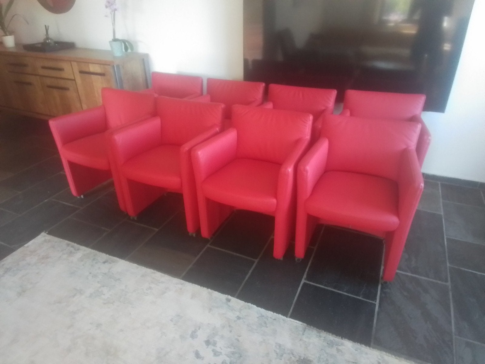eetkamerstoelen, Nieuw, Leer, Ophalen of Verzenden, Vijf, Zes of meer stoelen