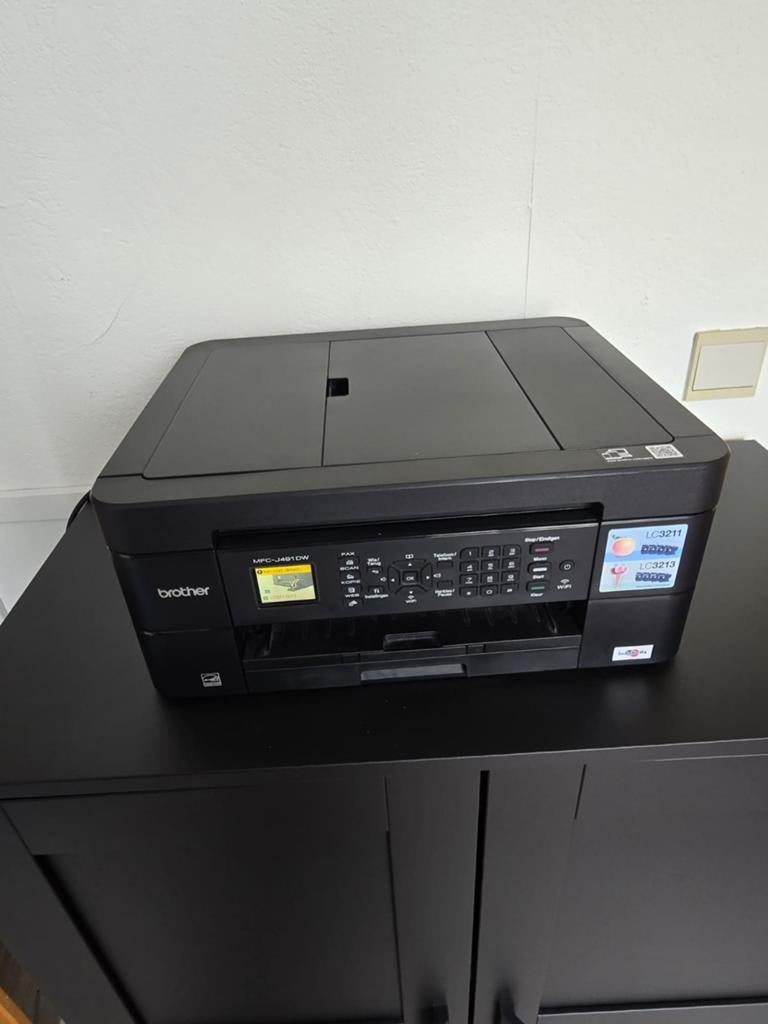Brother MFC-J491DW All-in-one printer, Computers en Software, Printers, Ophalen, Gebruikt, Inkjetprinter, All-in-one