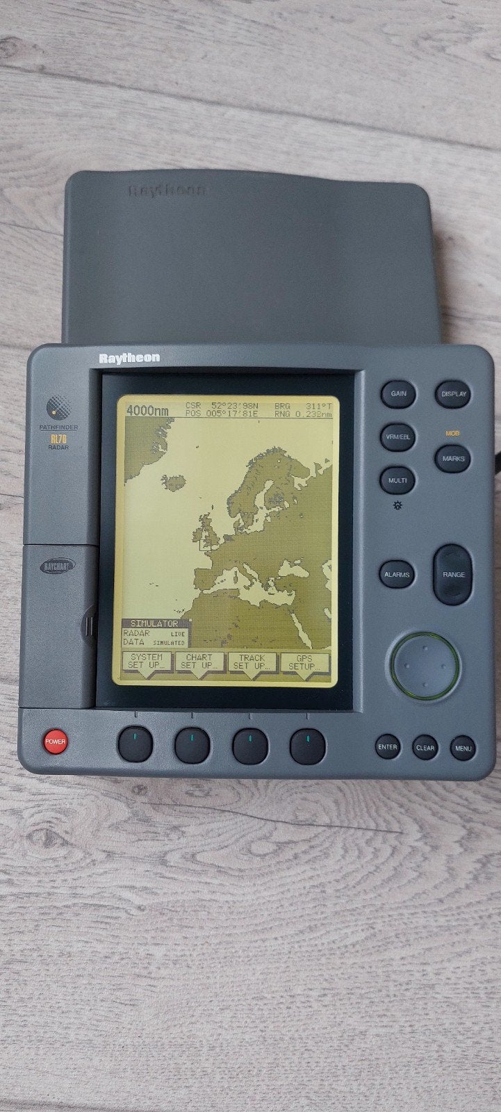 Raymarine Raytheon RL70RC HSB1 Pathfinder-display ., Watersport en Boten, Ophalen of Verzenden, Zo goed als nieuw, Kaartplotter of Fish Finder
