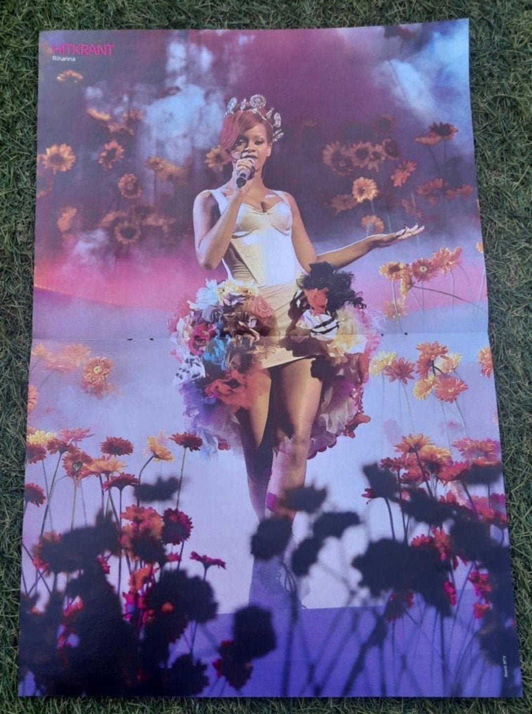 Poster 2x A4 Hitkrant 2010 Rihanna / Ben Barnes, Verzamelen, Ophalen of Verzenden, Gebruikt, A1 t/m A3, Muziek