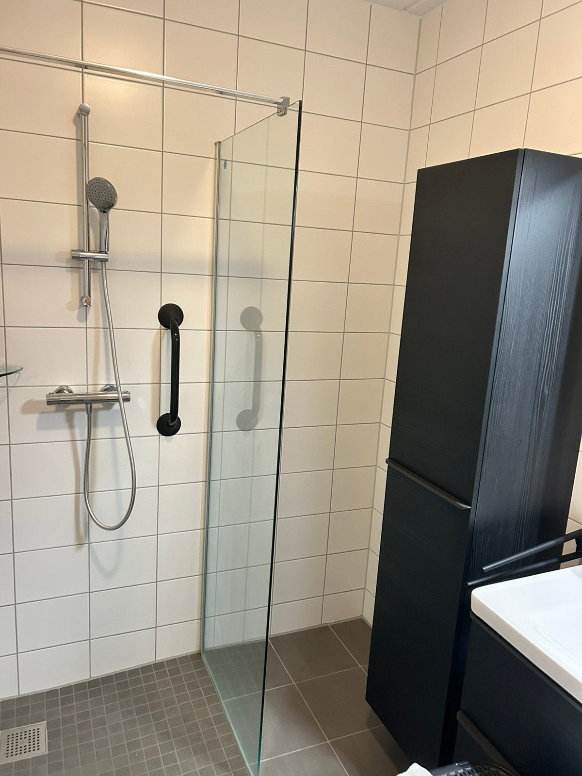 Douchewand, Ophalen, Zo goed als nieuw