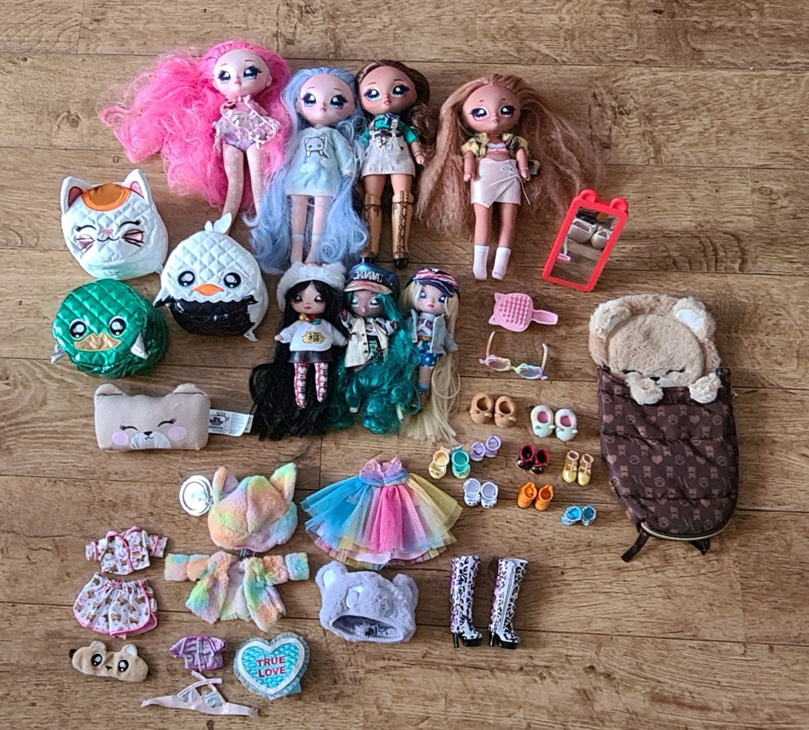 Grote collectie Na! Na! Na! Surprise poppen en accessoires, Kinderen en Baby's, Speelgoed | Poppen, Ophalen of Verzenden, Gebruikt