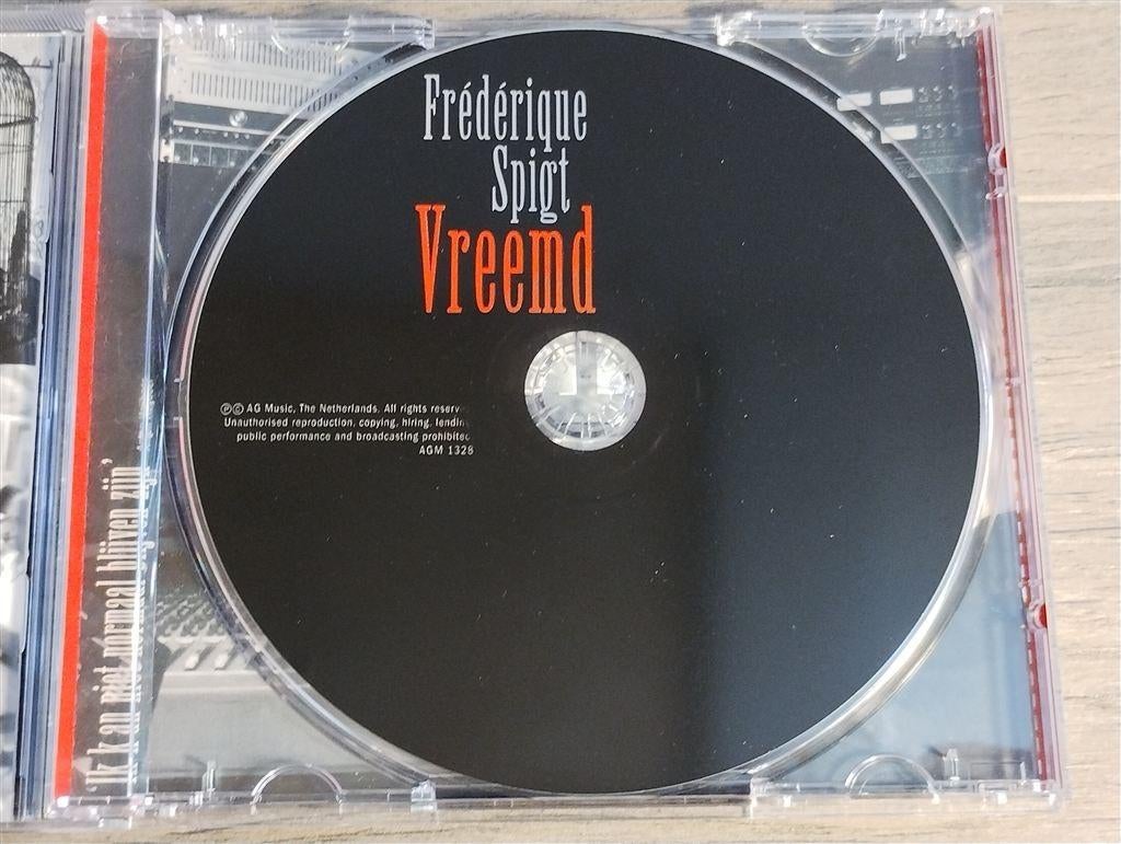 Frédérique Spigt ‎– Vreemd, Ophalen of Verzenden, Zo goed als nieuw, Levenslied of Smartlap