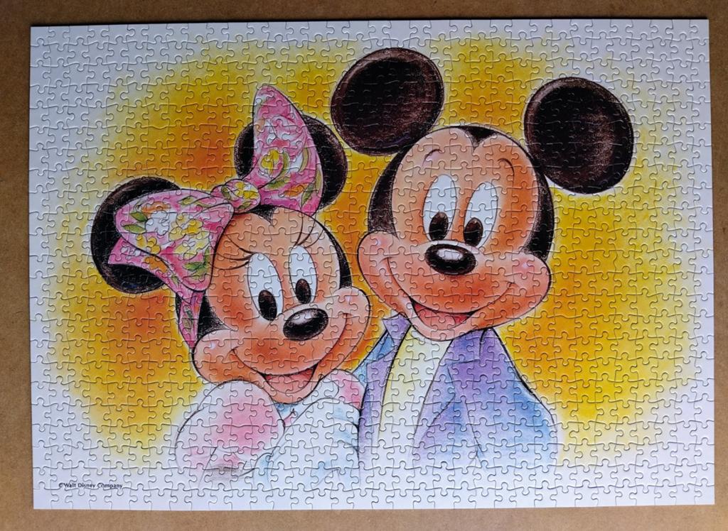 Disney puzzel Tenyo, Ophalen of Verzenden, 500 t/m 1500 stukjes, Zo goed als nieuw, Legpuzzel