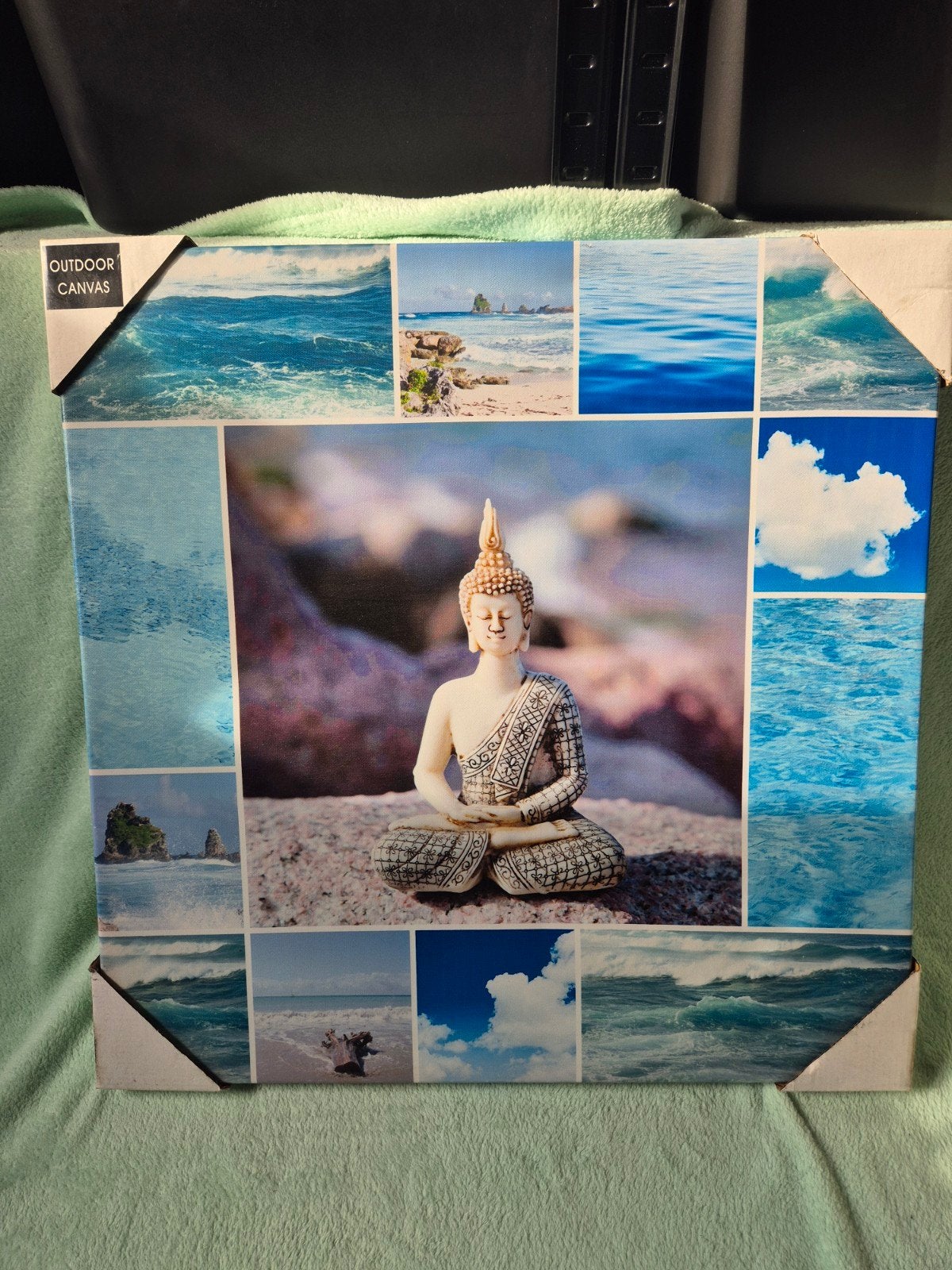 Nieuw Outdoor Canvas met Boeddha en Zeegezicht, Ophalen, 50 – 75, Overige typen, Nieuw