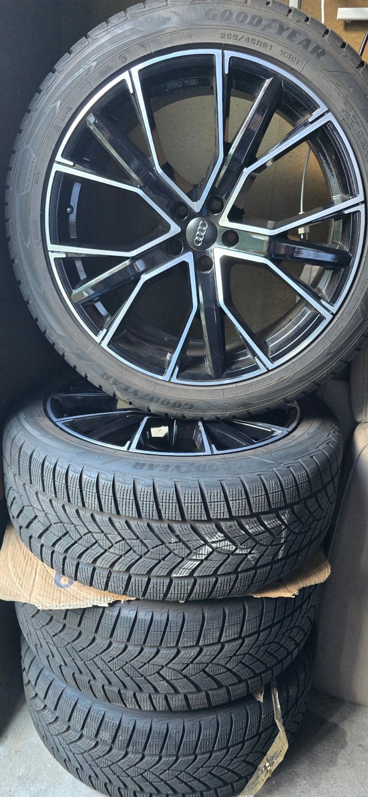 Originele Audi Q8 e-tron 265/45R21 108H 21 inch winterbanden, Ophalen, Zo goed als nieuw