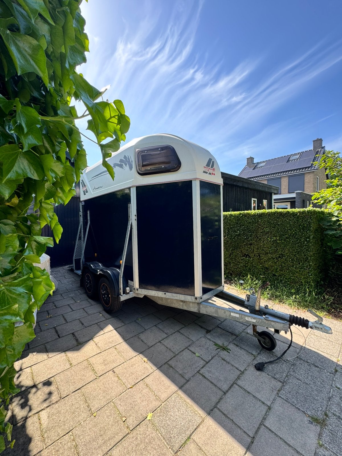 1,5 paards trailer met aluminium bodem, Dieren en Toebehoren, Paarden en Pony's | Trailers en Aanhangwagens, Ophalen, Gebruikt