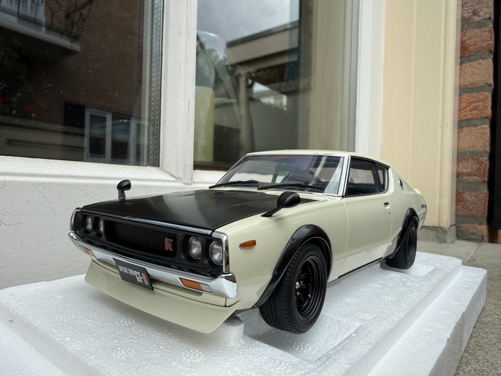 1:18 Nissan Skyline 2000 GT-R KPGC110 wit Autoart 77478, Auto, Autoart, Nieuw, Ophalen of Verzenden