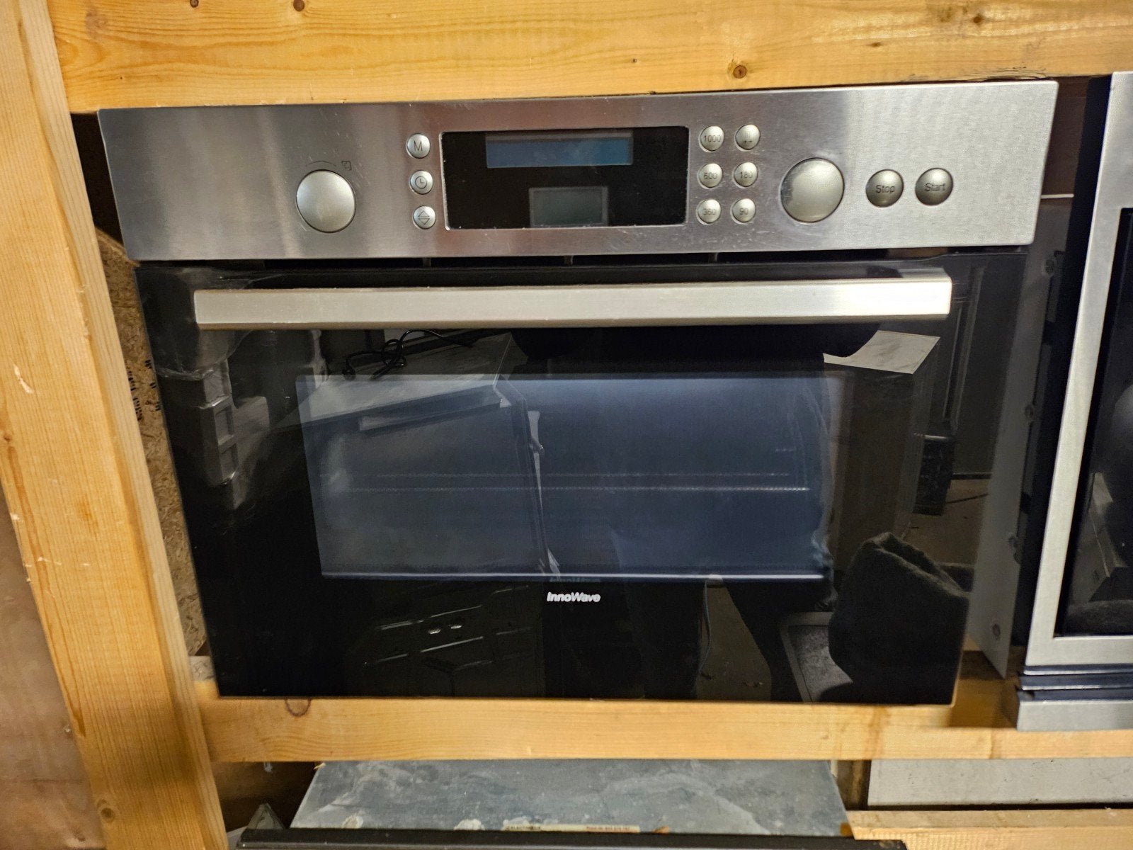 inbouw combimagnetron met garantie 175,-, Minder dan 45 cm, Refurbished, Ophalen of Verzenden, Combi-oven