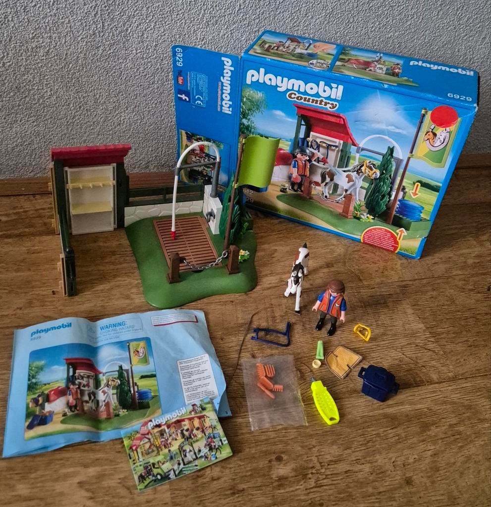 Playmobil Country 6929 Paardenwasplaats, Kinderen en Baby's, Speelgoed | Playmobil, Ophalen of Verzenden, Gebruikt