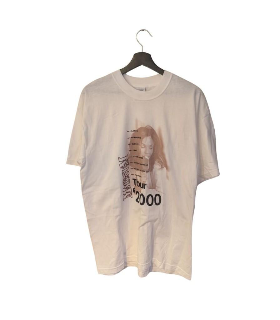 magnum tour t-shirt 2000s – large – screenstars, Maat 52/54 (L), Wit, Ophalen of Verzenden, Zo goed als nieuw