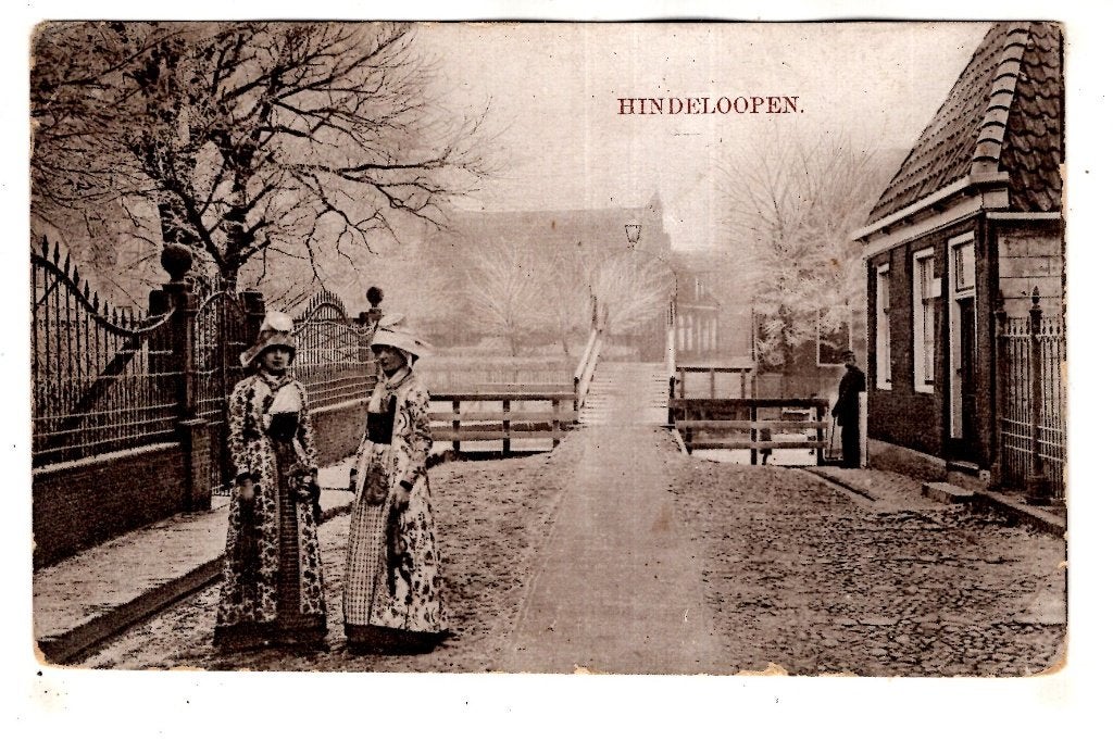 Hindeloopen Hindelopen Stad, Ophalen of Verzenden, 1920 tot 1940, Gelopen, Friesland
