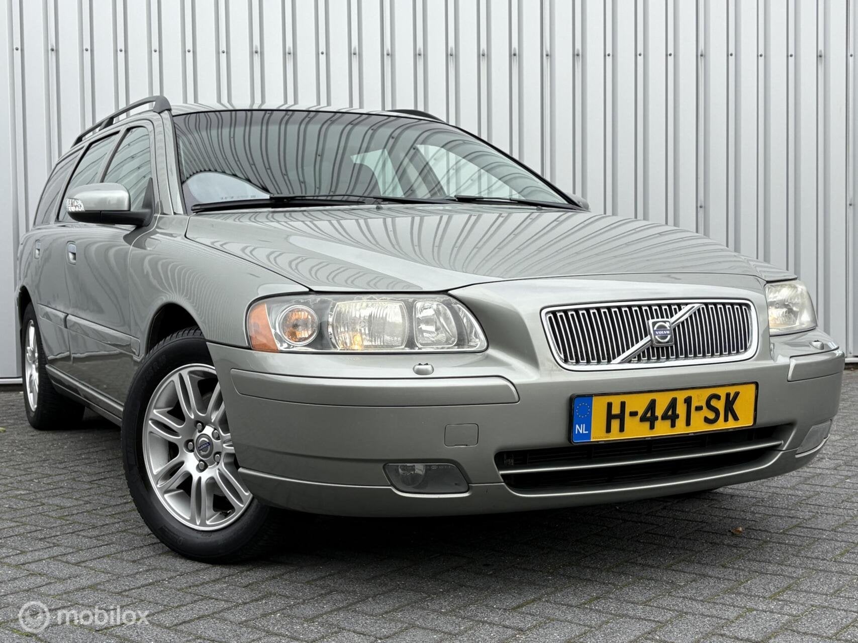 Volvo V70 2.4 Edition | 170pk | Trekhaak | Youngtimer | 08 |, Auto's, Voorwielaandrijving, Zwart, Leder en Stof, 170 pk