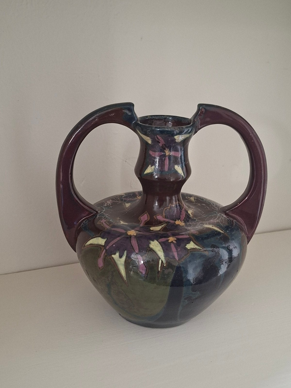 Plateel Art Nouveau De Distel, Antiek en Kunst, Verzenden