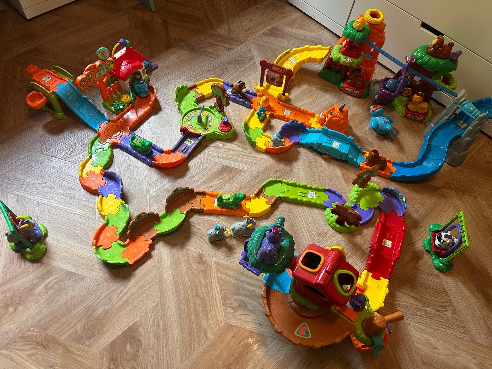 Heel veel Vtech Zoef Zoef Dieren, diverse sets, Ophalen, Gebruikt, 2 tot 4 jaar