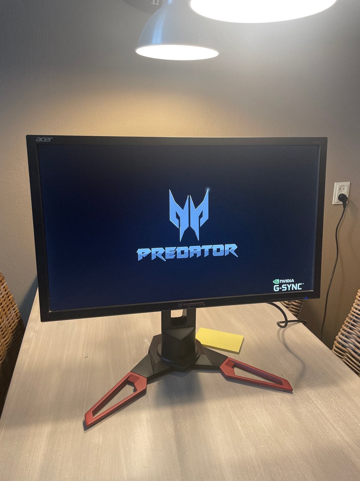 Acer Predator XB241H gaming monitor (24 inch, 144Hz), 101 t/m 150 Hz, In hoogte verstelbaar, Full HD, Zo goed als nieuw