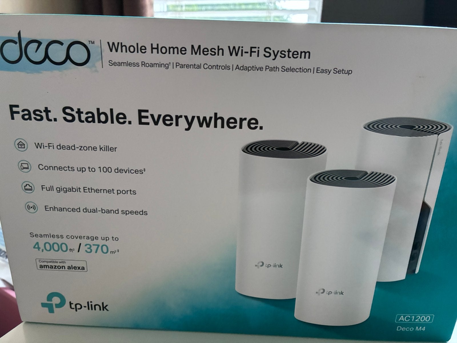 TP-Link Deco M4 Mesh Wifi systeem, Computers en Software, WiFi-versterkers, Ophalen of Verzenden, Zo goed als nieuw