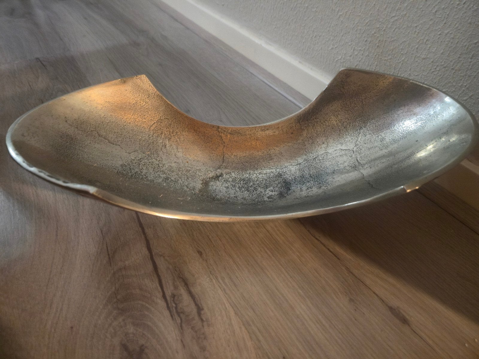Luxe zware kwaliteit decoratieve schaal, Schaal, Nieuw, Ophalen of Verzenden, Metaal