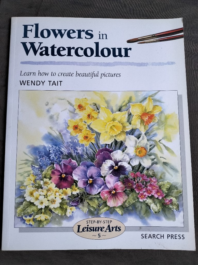 Wendy Tait - Flowers in Watercolour, Boeken, Ophalen of Verzenden, Zo goed als nieuw, Tekenen en Schilderen, Wendy Tait