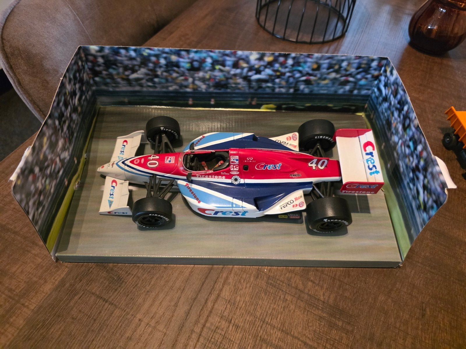 Indycar modelauto, Hobby en Vrije tijd, Modelauto's | 1:18, Ophalen of Verzenden, Bburago