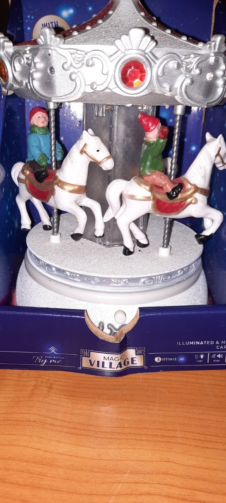 Kerst Muziek Carousel, Ophalen, Zo goed als nieuw