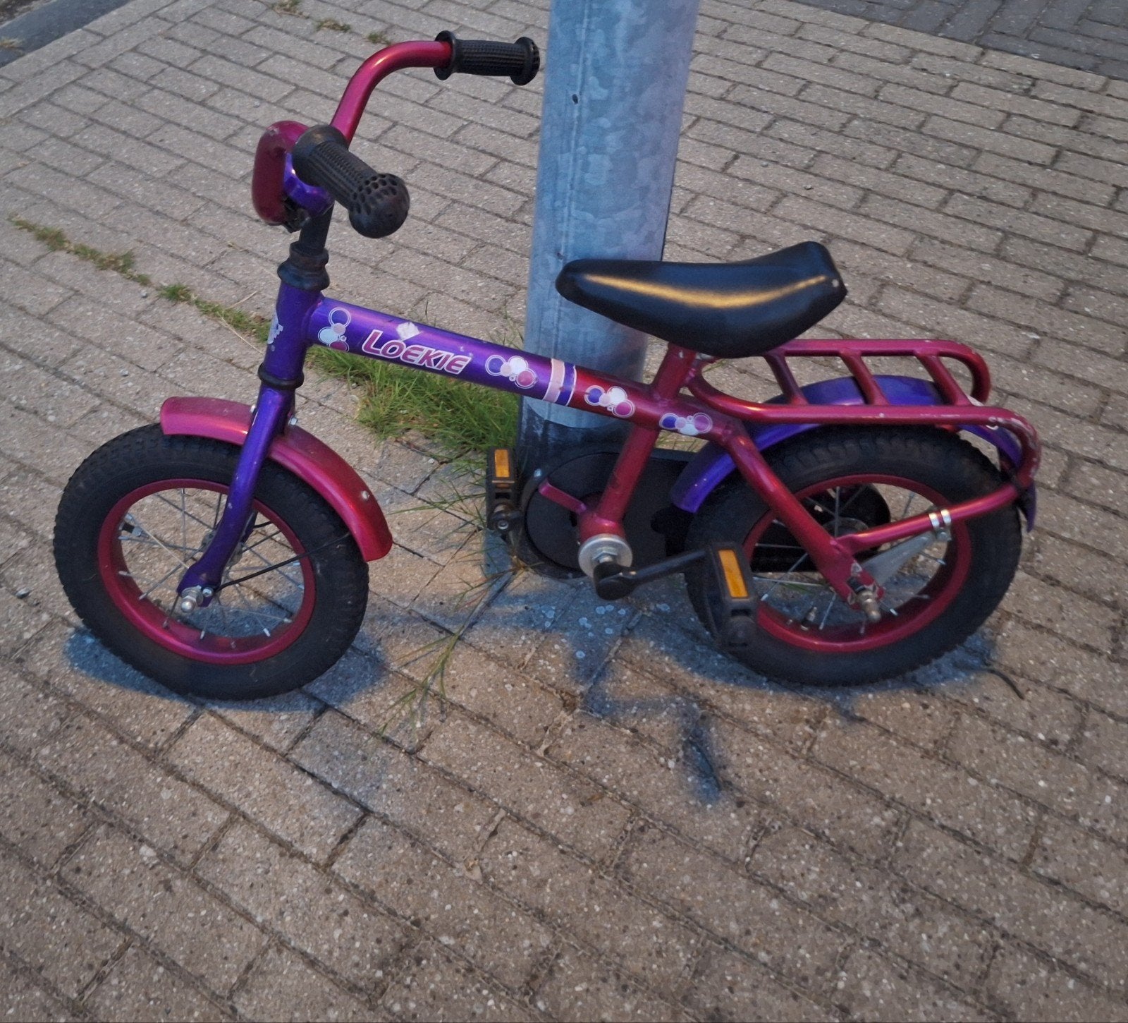 Kinder/kleuterfietsje Loeki, Ophalen, Gebruikt, Gewone step
