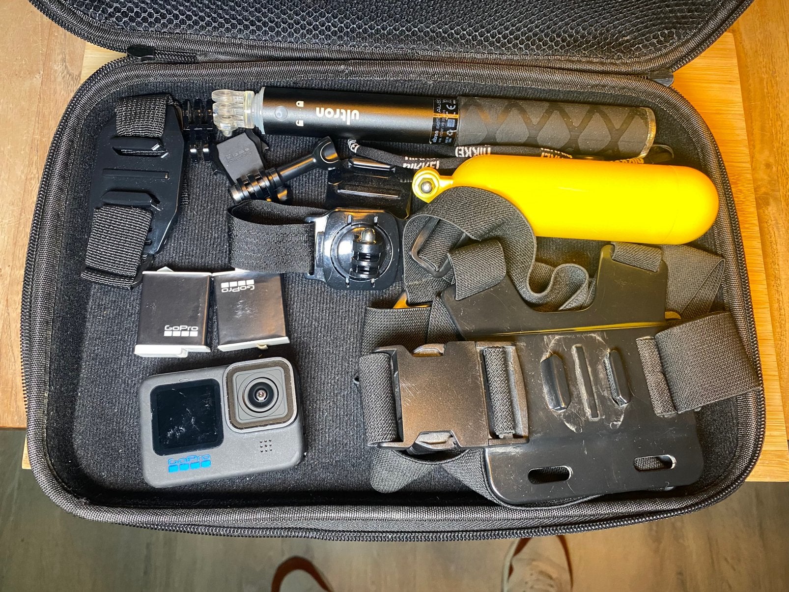 Gopro 10 met accesoires., Ophalen of Verzenden, Zo goed als nieuw, GoPro