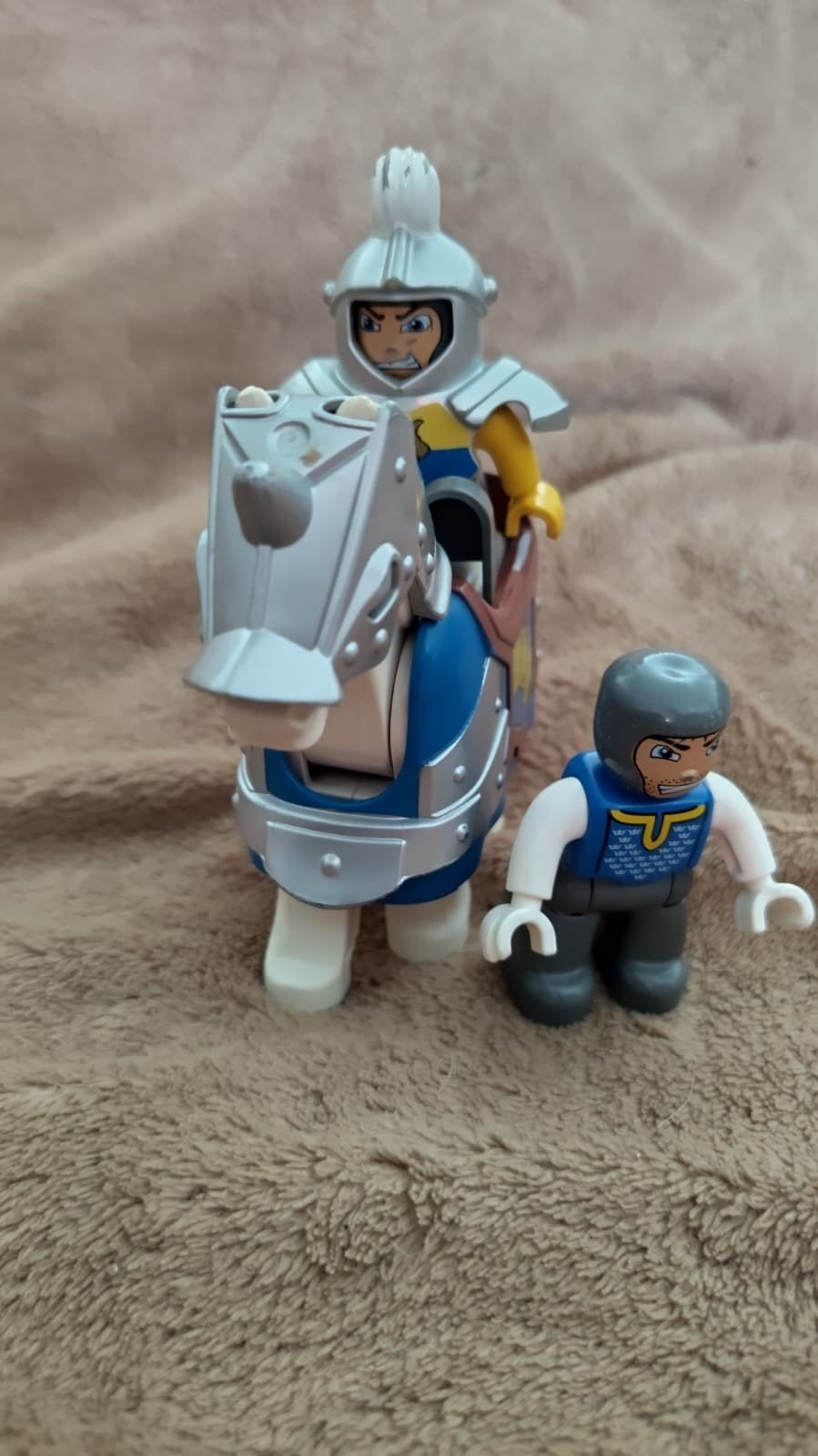 LEGO Duplo Ridder met Paard en Figuur, Ophalen of Verzenden