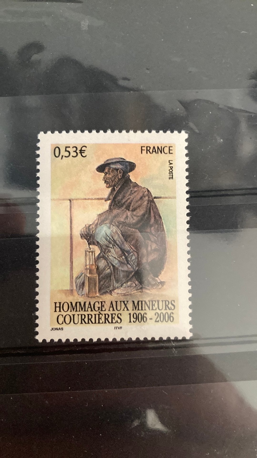 Frankrijk 3880 mijnwerkers post fris/558, Postzegels en Munten, Ophalen of Verzenden