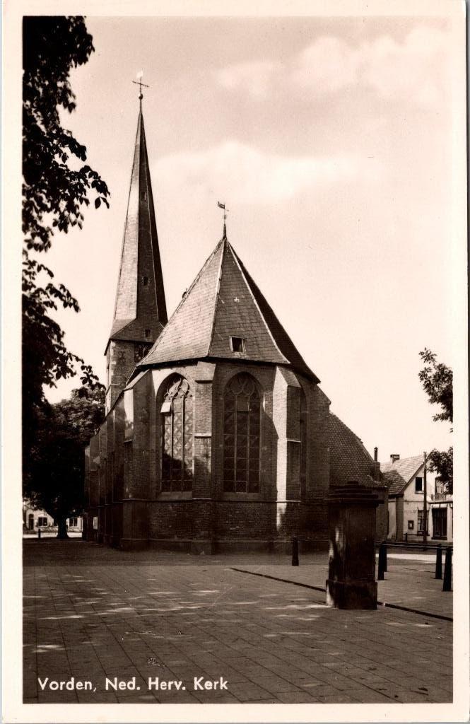 Vorden - Ned. Herv. Kerk, Verzenden, 1940 tot 1960, Ongelopen, Gelderland