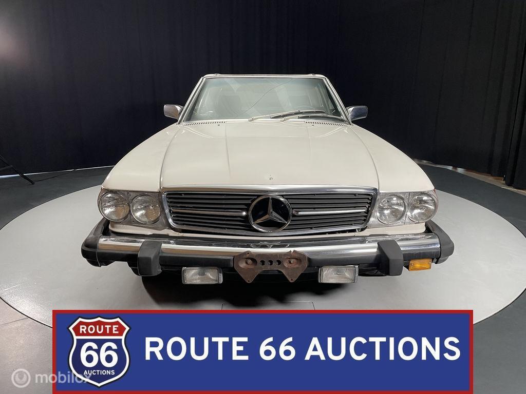 Mercedes-Benz 380 SL | 1983 | Route 66 Auctions, Overige carrosserieën, Zwart, Mercedes-Benz, Bedrijf