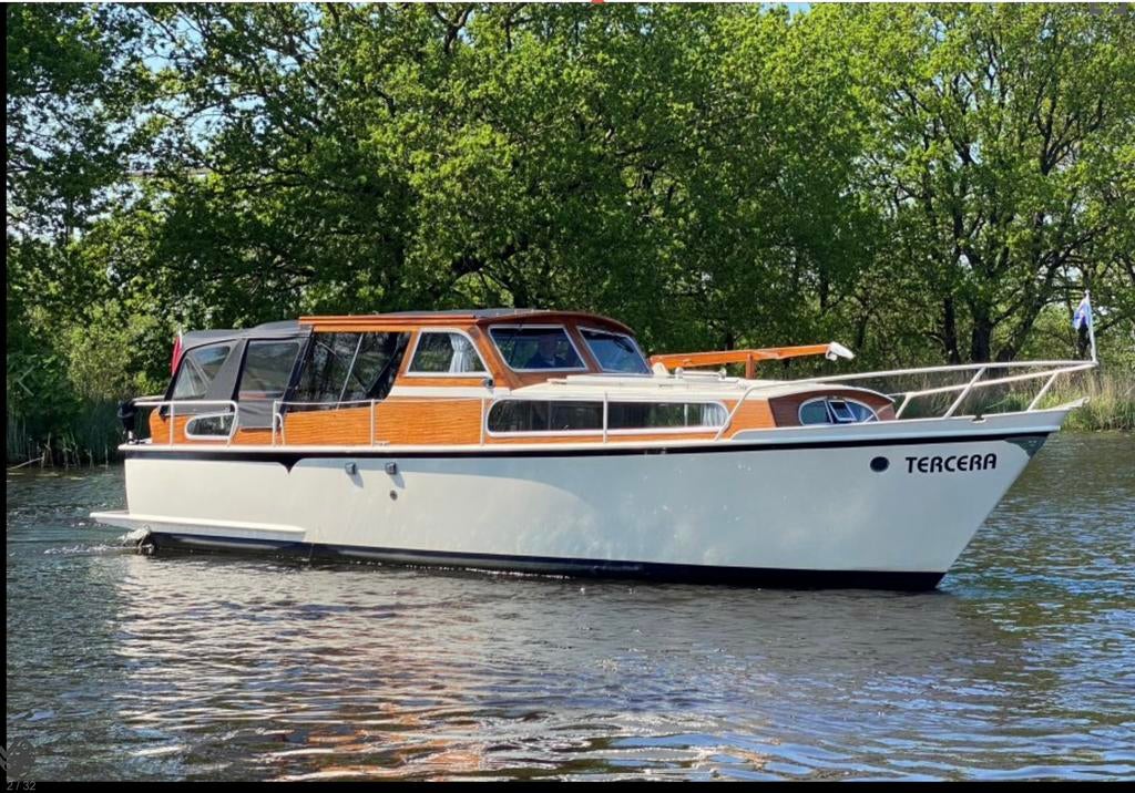 Mulder Super Favorite OK/AK, Watersport en Boten, Motorboten en Motorjachten, Staal, Diesel, Binnenboordmotor, Boegschroef, Kajuitboot