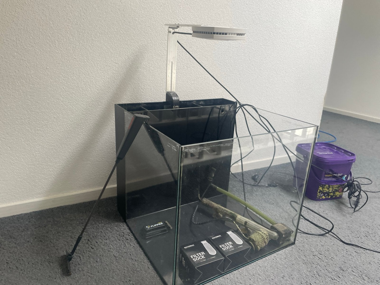 Waterbox cube 20 + AI prime 16 hd + extras (nieuwprijs €650), Dieren en Toebehoren, Vissen | Aquaria en Toebehoren, Ophalen, Overige merken