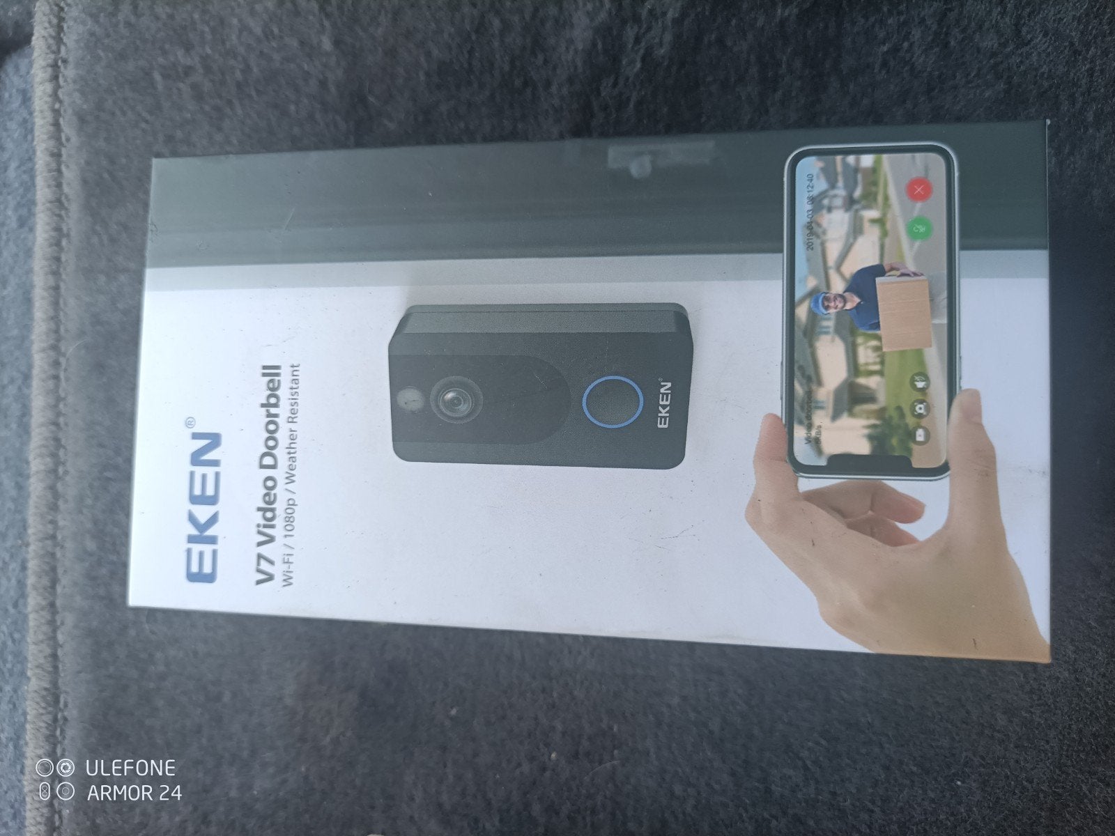 EKEN V7 Video Deurbel - Werkt perfect, zo goed als nieuw, Ophalen of Verzenden, Ingebouwde camera, Zo goed als nieuw, Draadloos