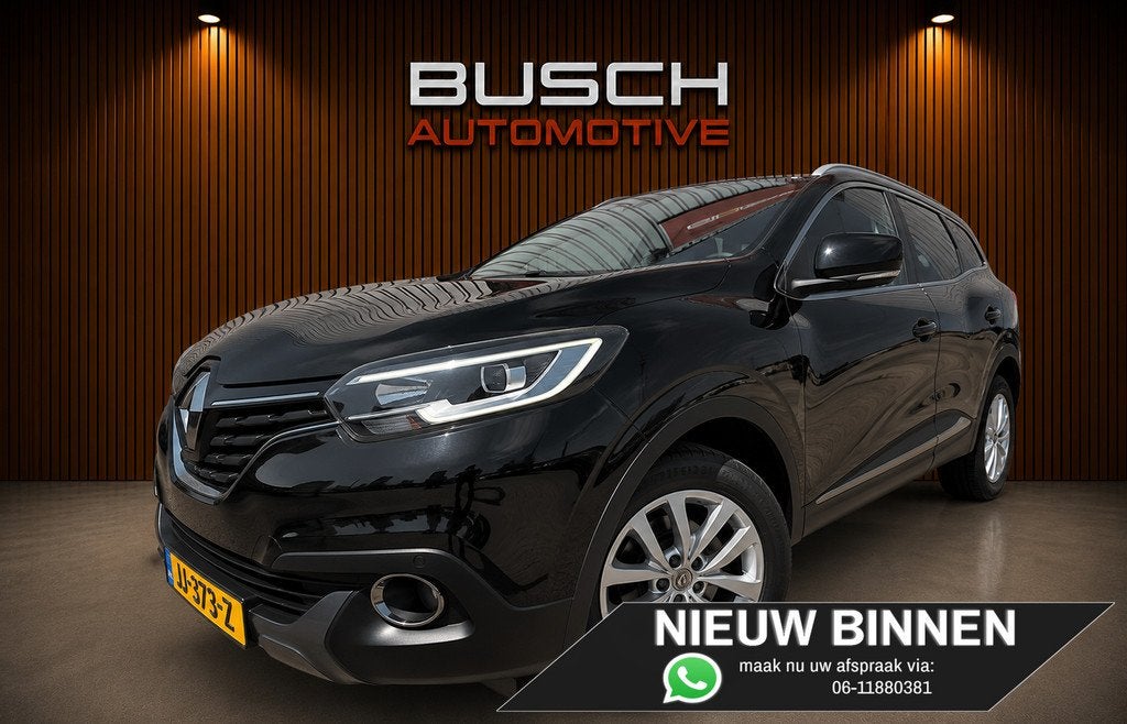 Renault Kadjar 1.2 TCe Intens | VAN 1e EIGENAAR | TREKHAAK |, Auto's, Renault, Voorwielaandrijving, Kadjar, 4 cilinders, Leder en Stof
