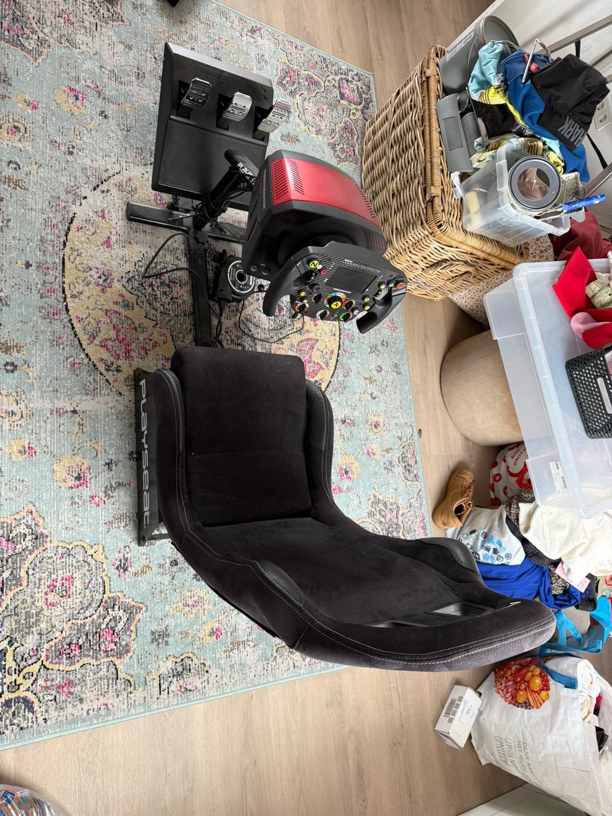 Playseat met racesimulator, Ophalen, Zo goed als nieuw