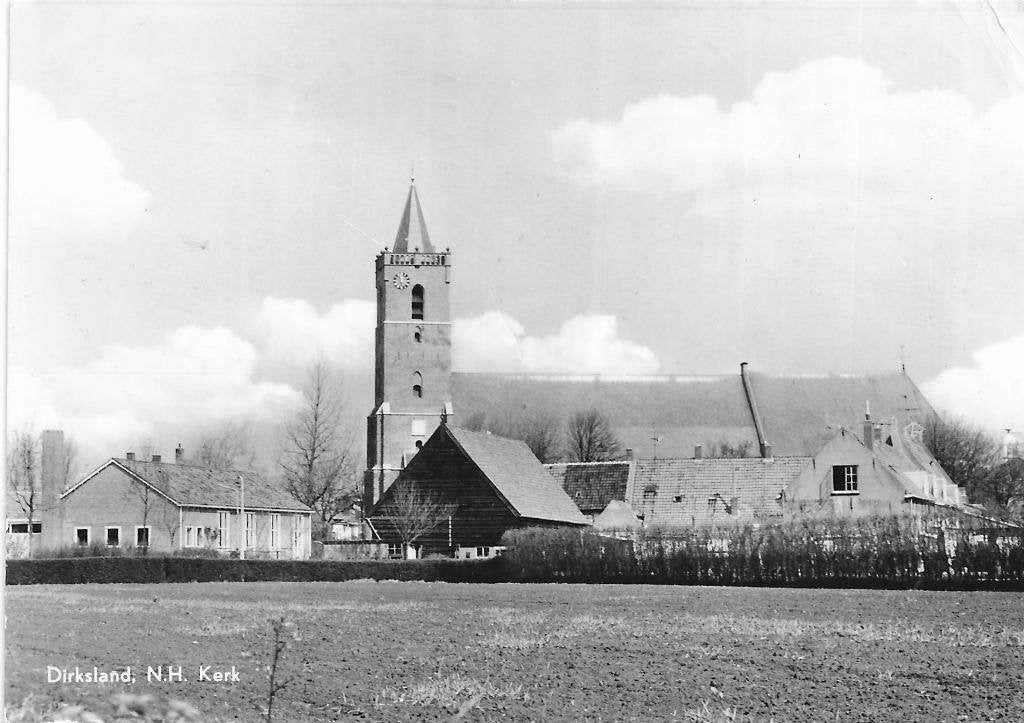 AK Dirksland - N.H. Kerk, Verzenden, 1960 tot 1980, Ongelopen, Zuid-Holland