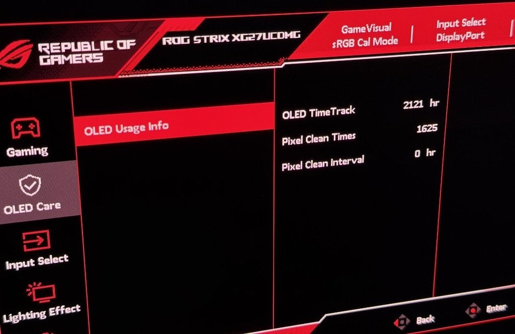 ASUS ROG Strix OLED XG27UCDMG 4k 90w KVM, Gaming, Gebruikt, ASUS ROG Strix, Ultra HD (4K)