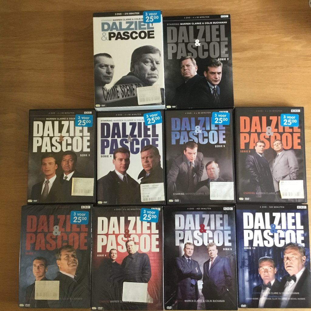 Dalziel & Pascoe Serie 1 t/m 10 Dvd, Vanaf 12 jaar, Ophalen, Gebruikt