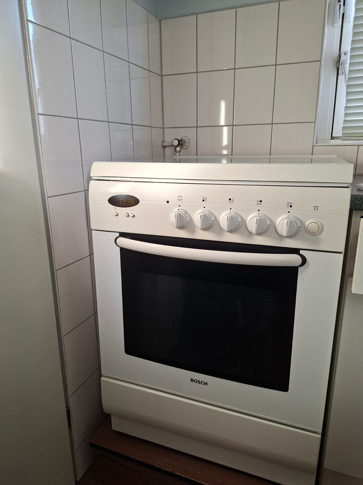 Bosch Vrijstaand Gasfornuis met Oven, Ophalen, Gebruikt, 60 cm of meer, 4 kookzones