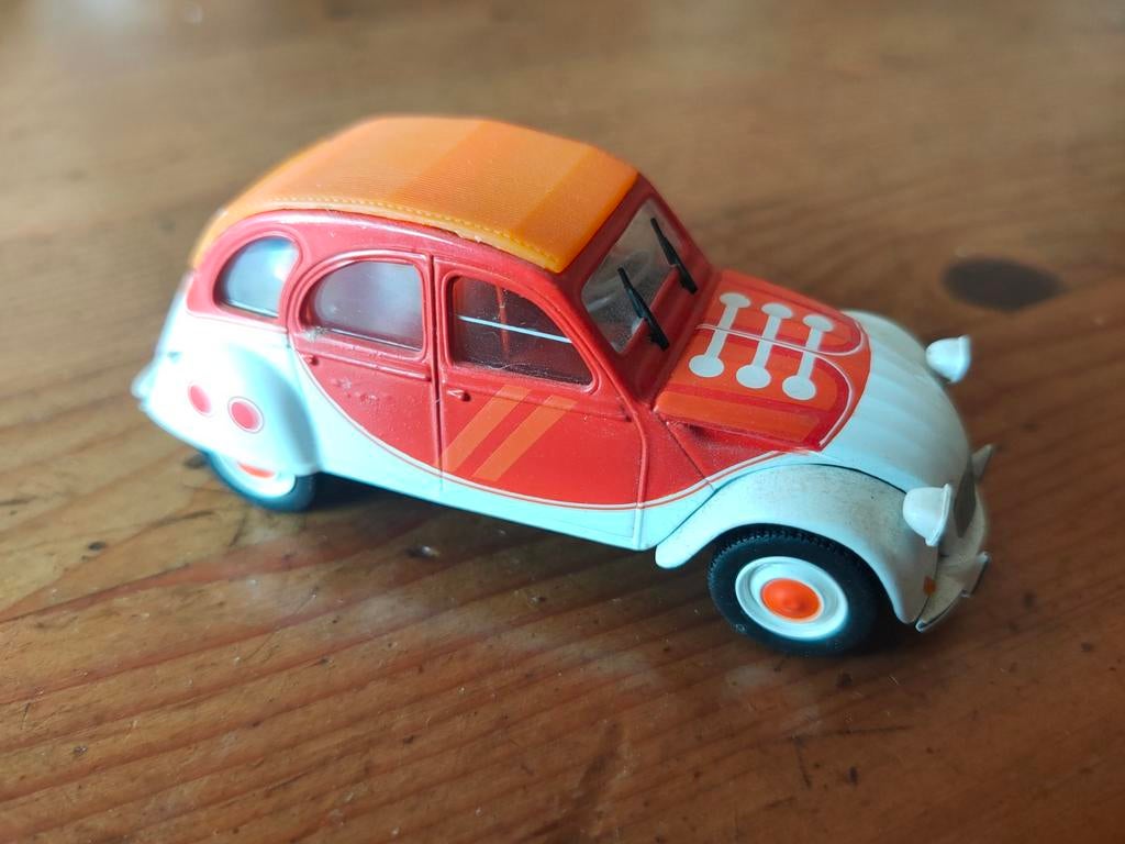 Citroën 2CV 6 1:43 Norev nr45, Hobby en Vrije tijd, Modelauto's | 1:43, Ophalen of Verzenden, Gebruikt, Auto, Norev