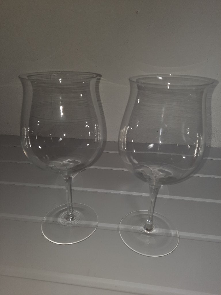 2 KING SIZE WIJNGLAZEN *Nieuw*, Verzamelen, Glas en Borrelglaasjes, Ophalen of Verzenden, Nieuw, Overige typen