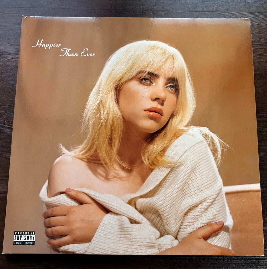 Happier Than Ever van Billie Eilish vinyl, Cd's en Dvd's, Vinyl | Pop, Ophalen of Verzenden, Zo goed als nieuw, 12 inch