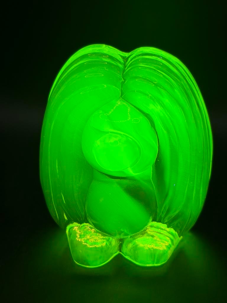 Uranium Glass monster, Ophalen of Verzenden
