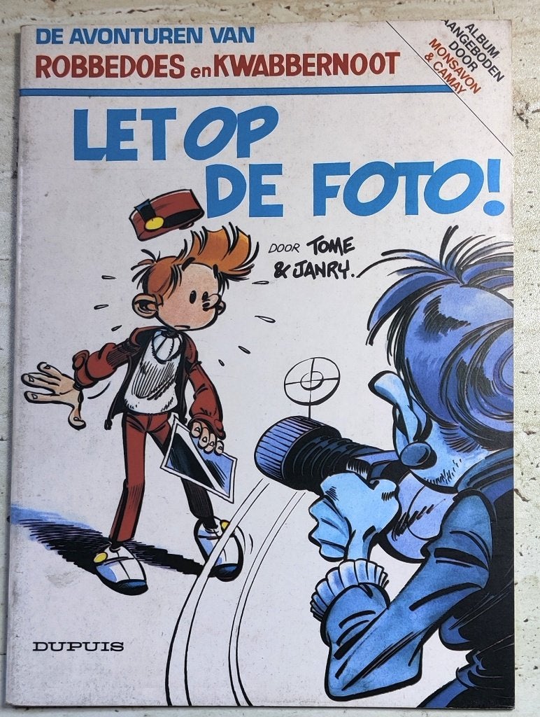 Robbedoes en Kwabbernoot Let op de foto 1985 1 ste druk, Eén stripboek, Ophalen of Verzenden, Zo goed als nieuw